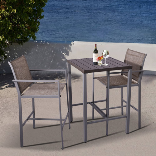 Square Two Person Patio Dining Sets You'll Love Wayfair